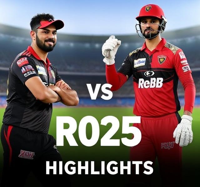 SRH vs RCB 2025 Highlights