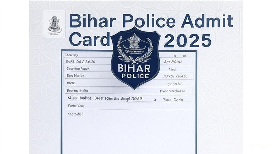 🛡️ Bihar Police Admit Card 2025 – Straightforward Link, Dates & Complete Information