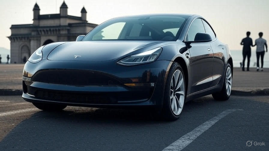 tesla car price in india