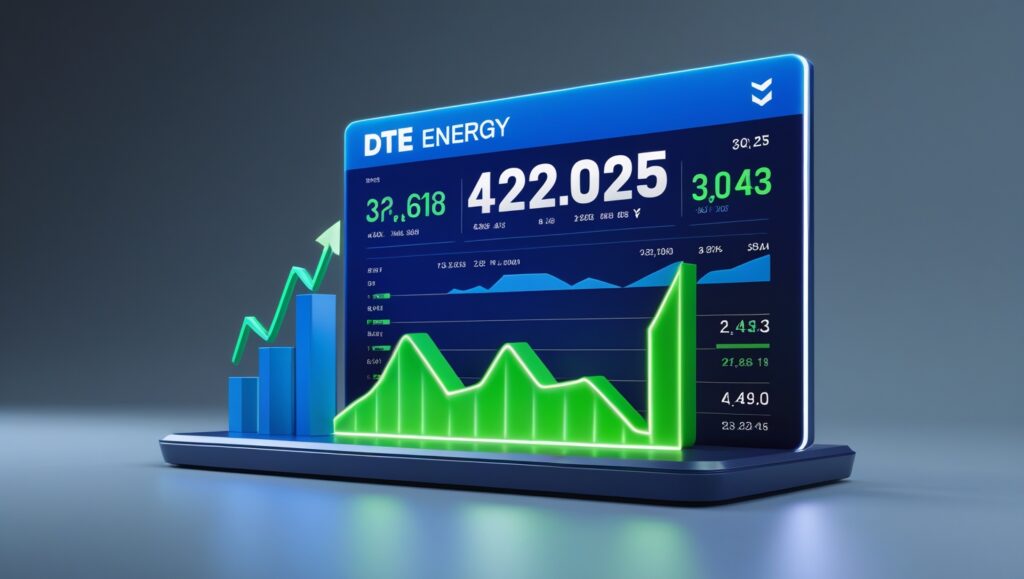 dte energy stock price today