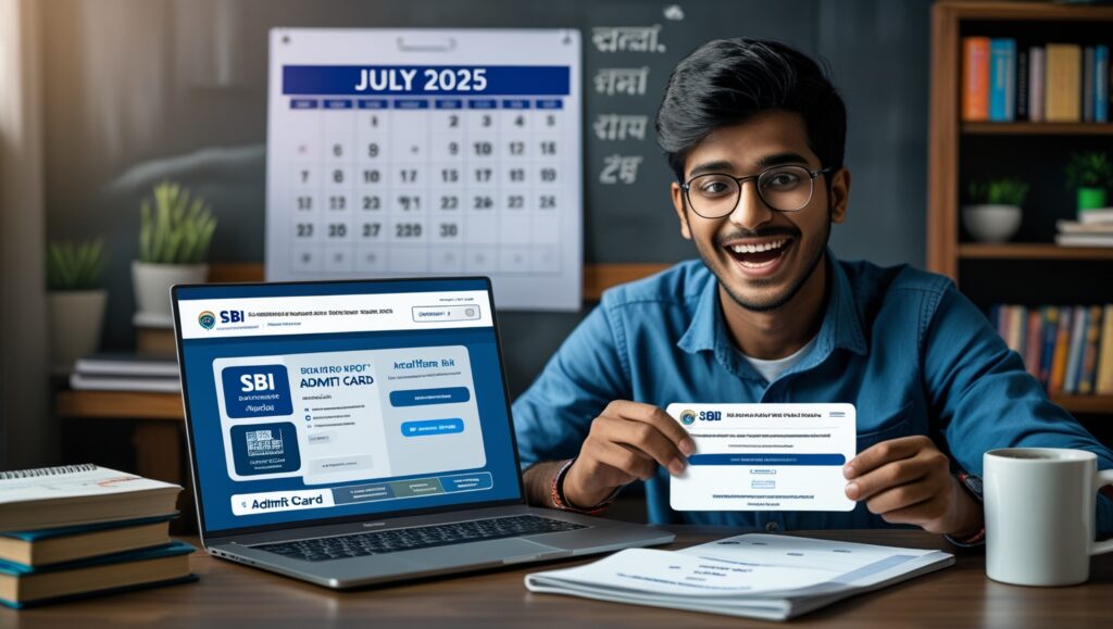 SBI PO admit card