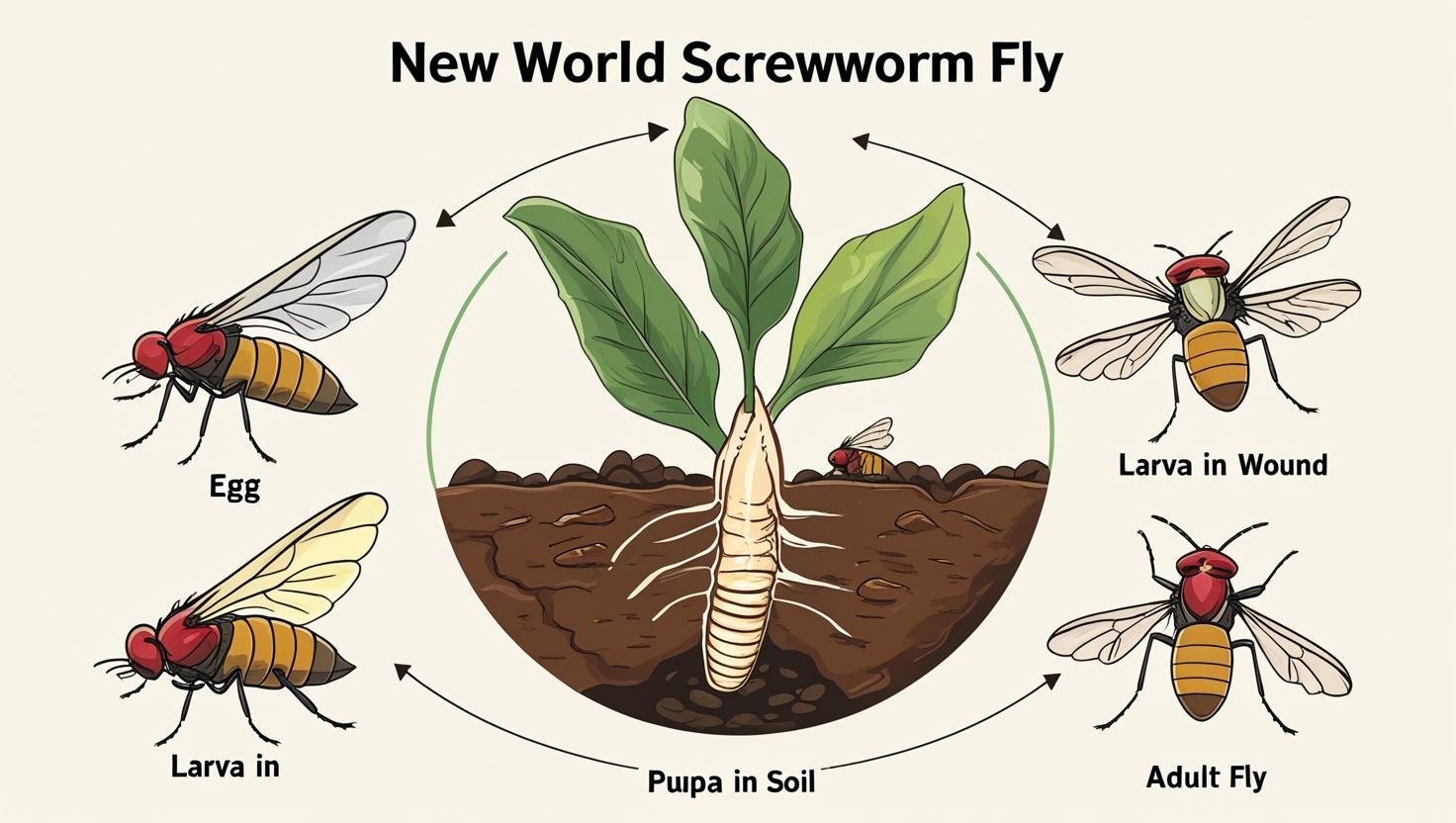 🦠 New World Screwworm Fly: The Little Monster You Really Don’t Want to Meet