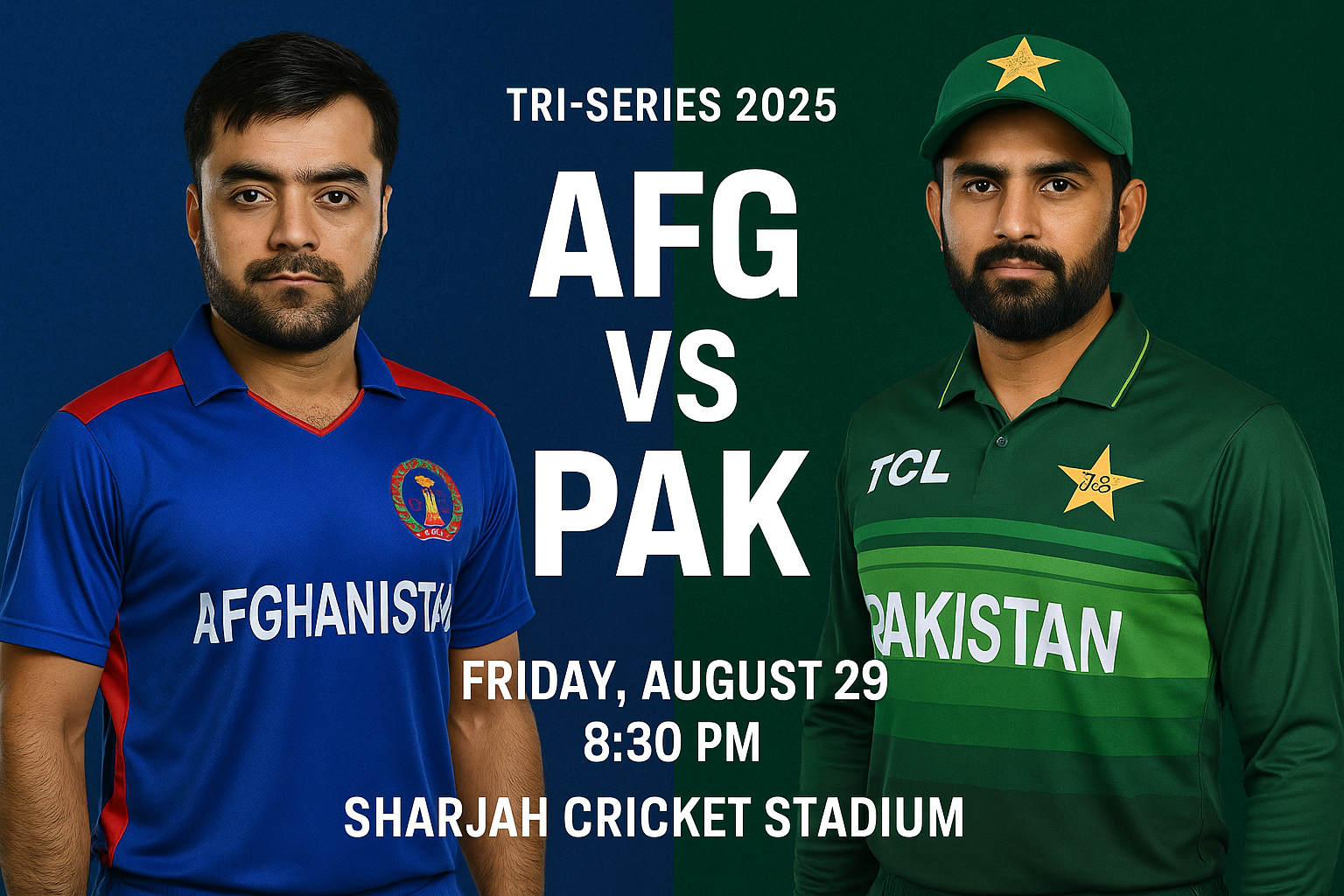 Afghanistan vs Pakistan: Tri-Series Begins in Sharjah