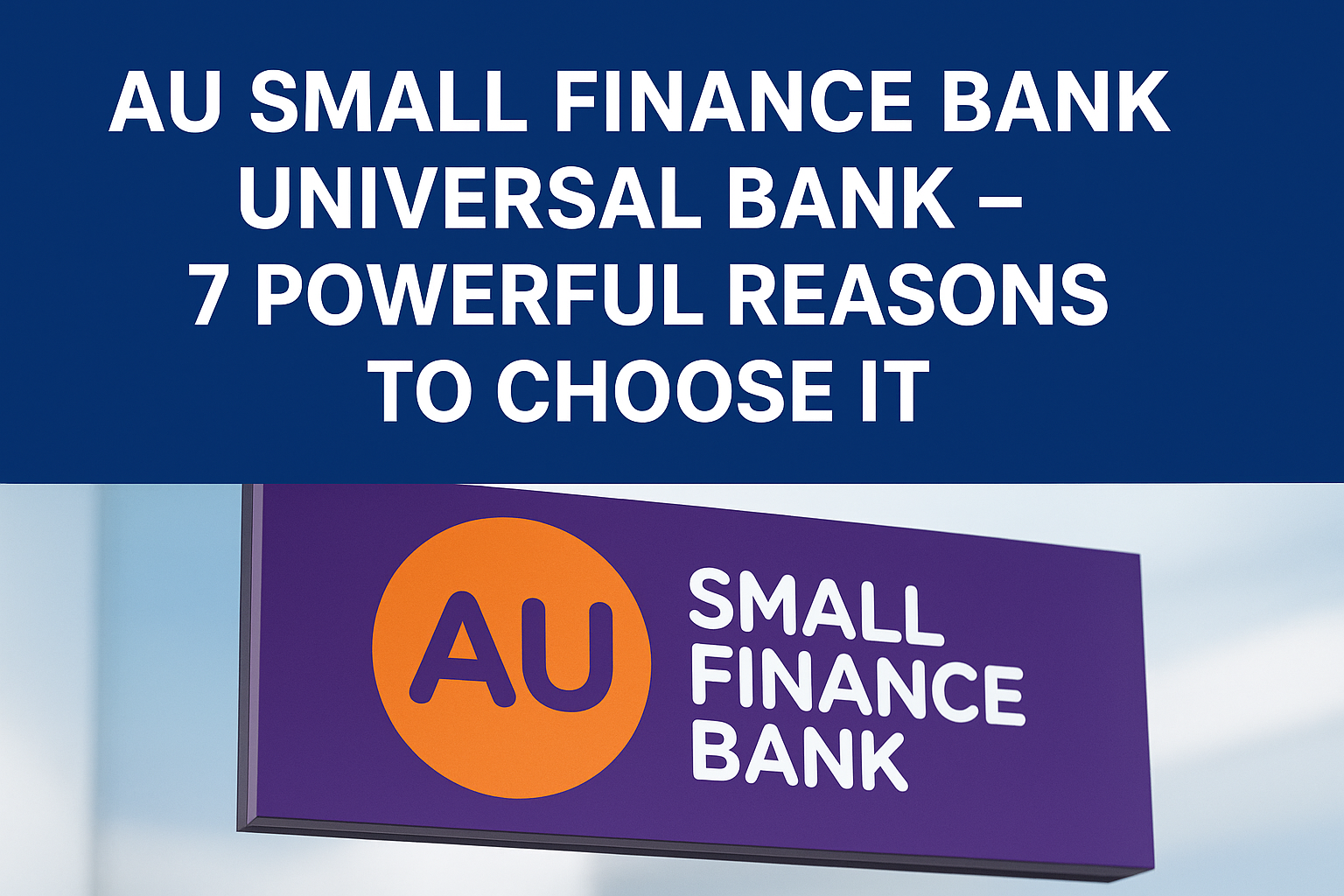 RBI grants AU Small Finance Bank a universal license, first in a decade