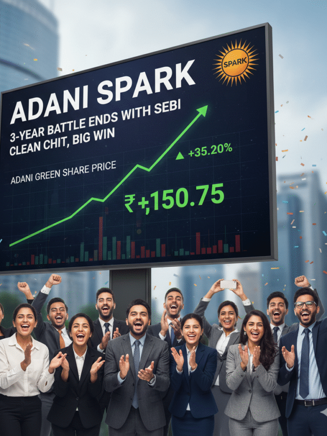 Adani Spark: 3-Year Battle Ends with SEBI Clean Chit, Big Win/adani green share price